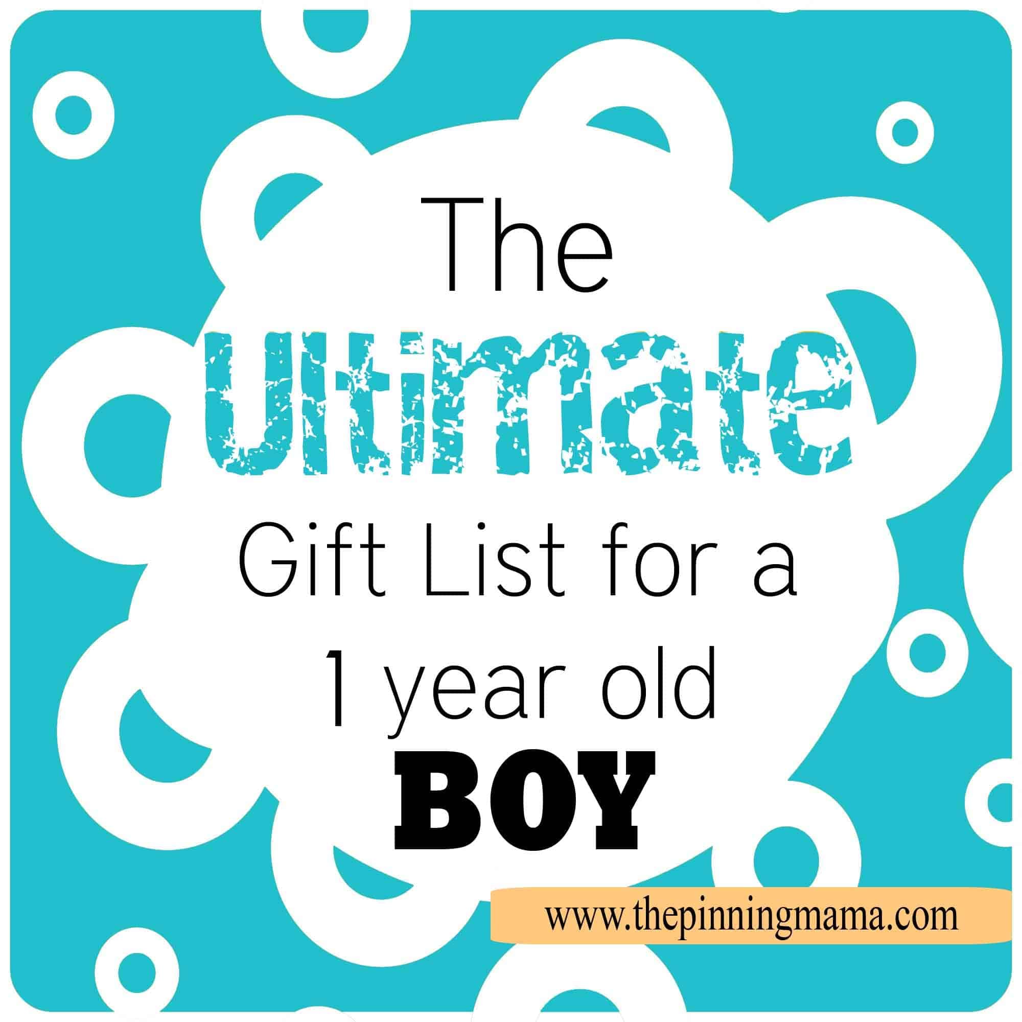 birthday gift ideas for a one year old boy