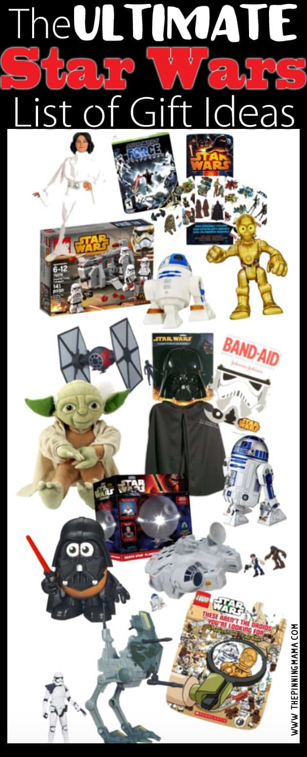 This list is amazing! If your kid loves Star Wars it has EVERY gift idea you would ever need!  They even found educational Star Wars toys!  Saving for reference!