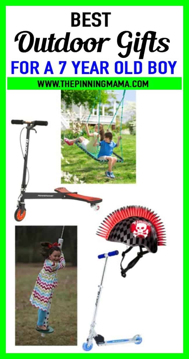 best outdoor gift for 7 year old boy