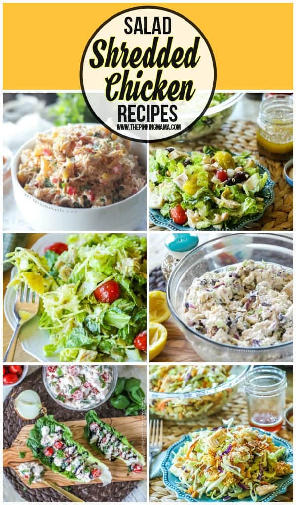 The BIG List of Easy Shredded Chicken Recipes • The Pinning Mama