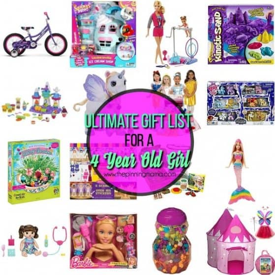 christmas ideas for 4 year old daughter