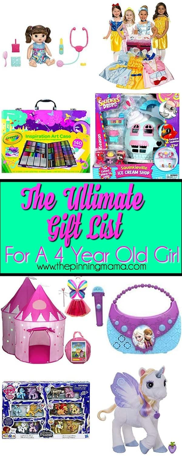 4 year girl birthday gift ideas