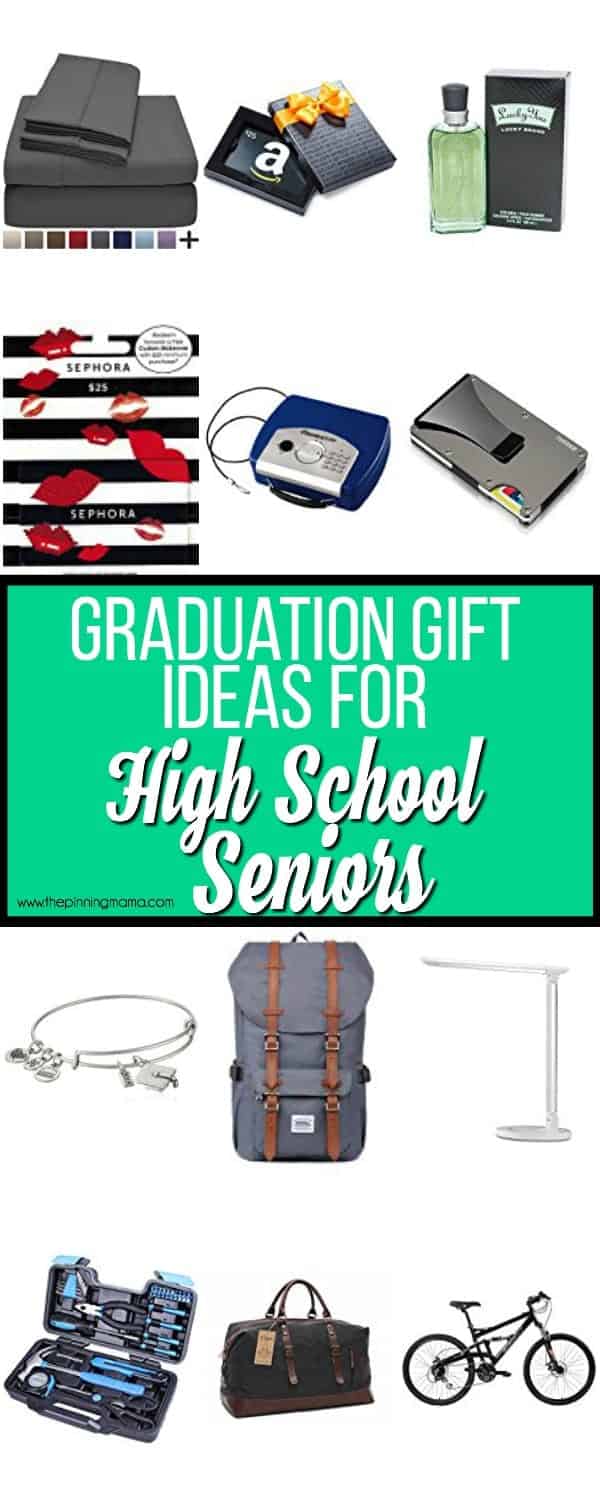 The BIG list of gift ideas for High School Seniors. 