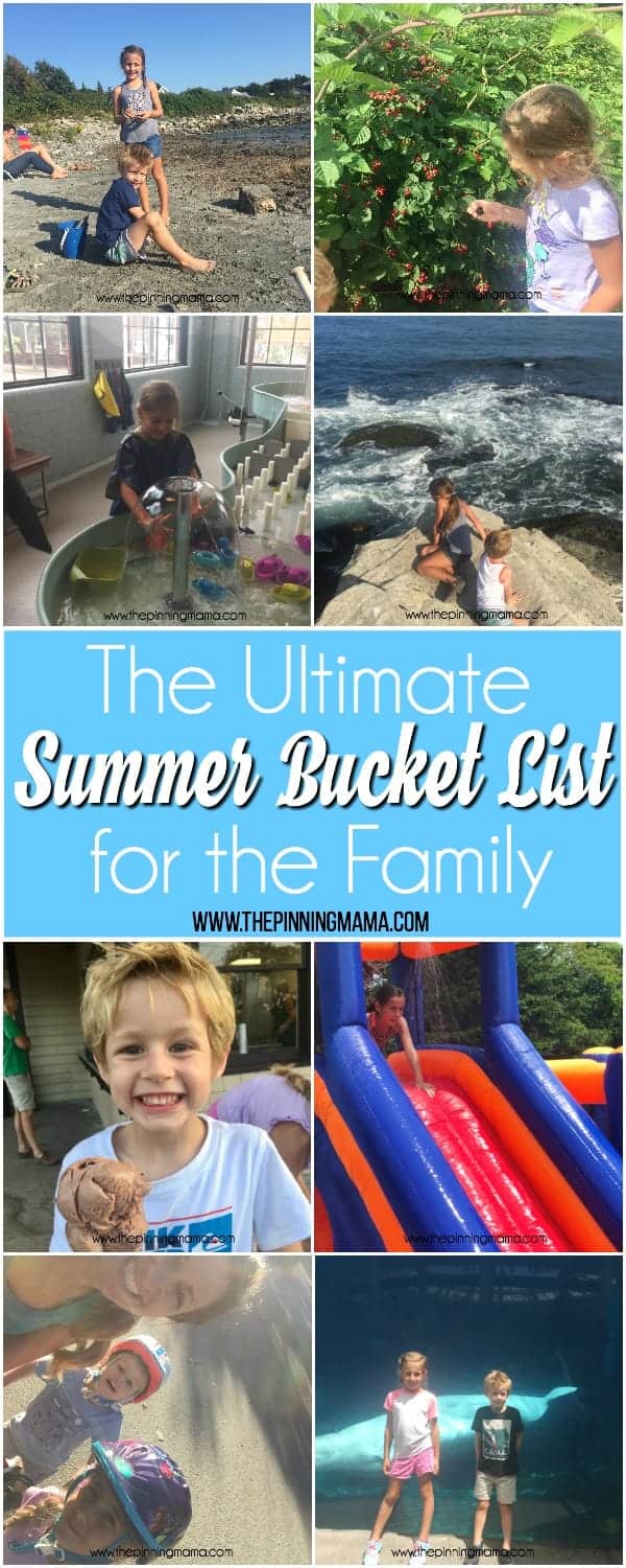 The Ultimate Summer Bucket List for the Family.