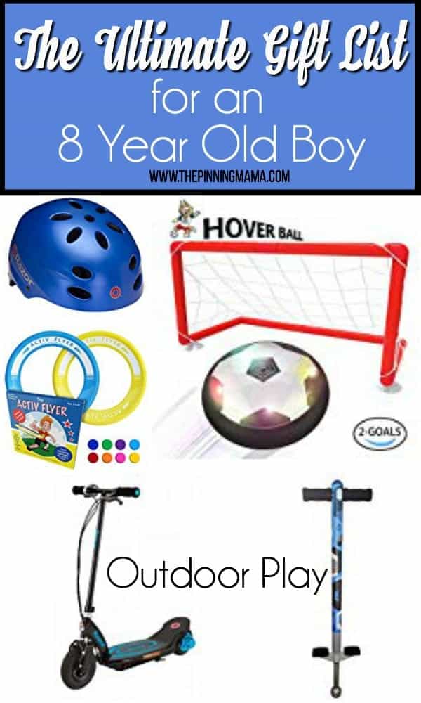 outdoor gifts for 8 year old boy