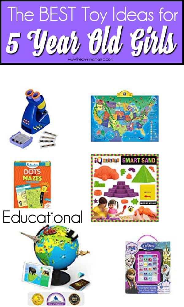 educational gifts for 5 year old girls