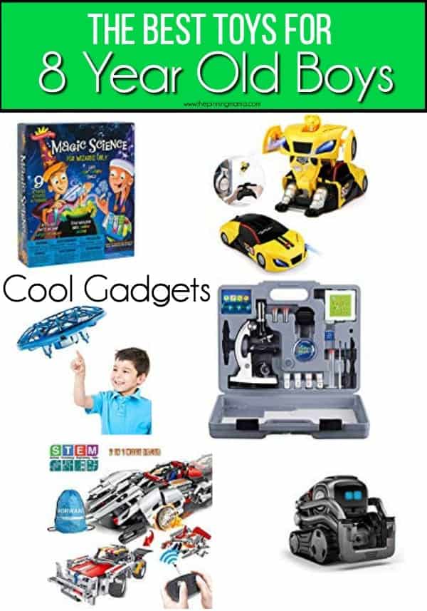 The BEST List of Cool gadget toys for  8 year old boys. 